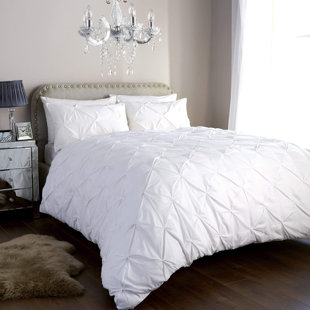 Polyester No Pattern Duvet Cover Set with Pillowcases