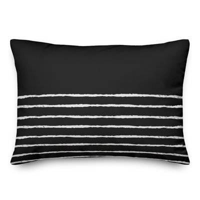 Aezaz Striped Throw Pillow