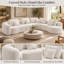 Upholstered Boucle L-Shaped Sectional-457877356