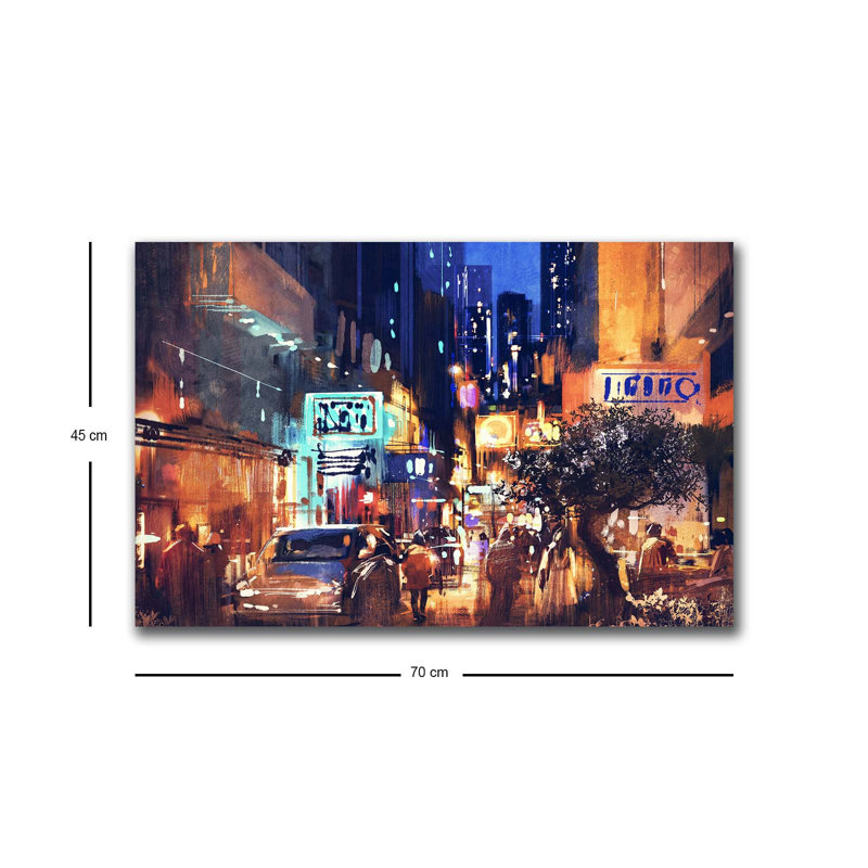 East Urban Home Unframed Graphic Art on Canvas | Wayfair