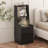 Nightstand with Charging Station, Light and Bookshelf-1735847766