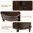 Solid Wood Half Moon Console Table with Drawers, 43 Inch Curved Retro Sofa Table for Entryway, Made of Pine with Roman Legs and Espresso Finish-472892201