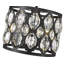 Lustre cylindrique unique / remarquable à 3 lumières avec accents de cristal Delphina-640795197-640795196