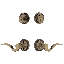 Nostalgic Warehouse Rope Rosette Entry Set with Manor Lever-509172491-509172490-521539850