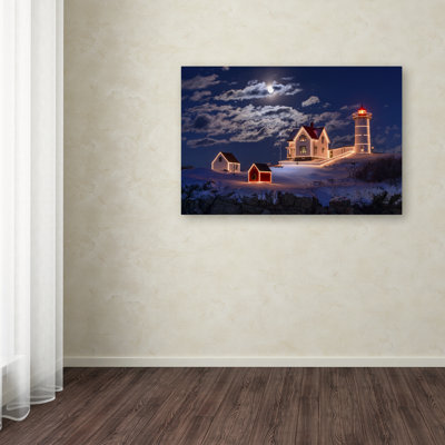 « moon over nubble », impression sur toile tendue