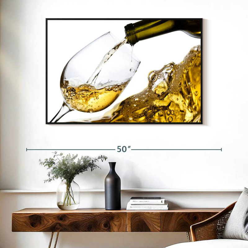 Yarlin White Wine Splash, 27" H x 40" W