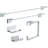 Vero Wall Mount Square Open Towel Ring Bath Hardware Accessory-5822672