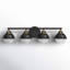 Kyoto 4 Light Seeded Dimmable Vanity Light