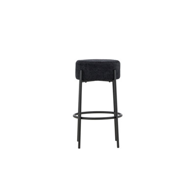 Sargis Upholstered Counter Stool with Metal Frame