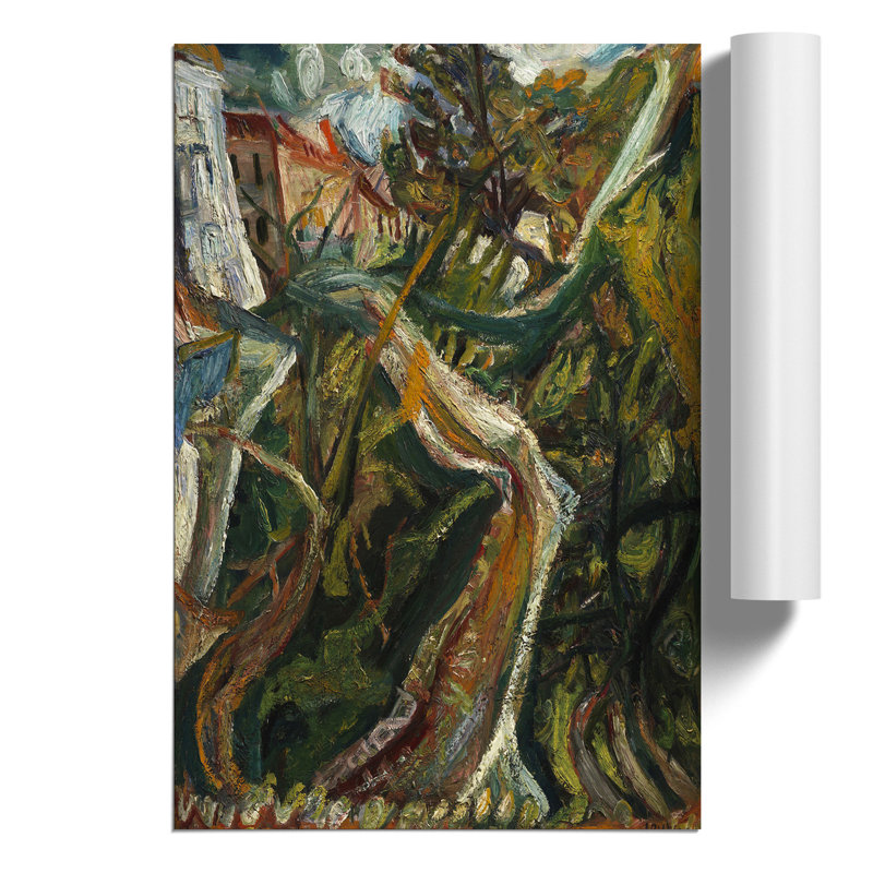 Path Through The Trees - No Frame Print, 59cm H x 42cm W x 0.1cm D