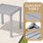 Outdoor Metal Square Side Table-961633459