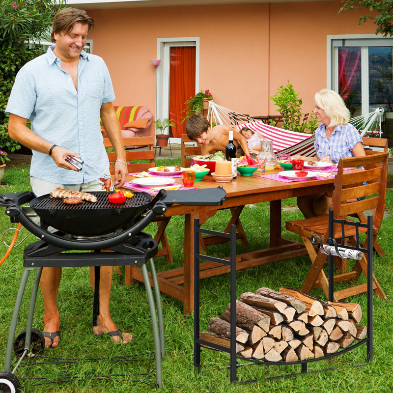 Georgianne 83cm W Metal Log Rack