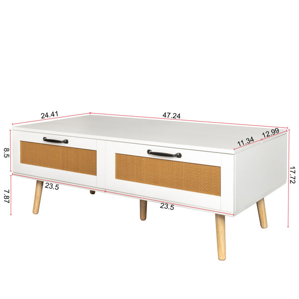 Table cube blanc LOUNGE KARE DESIGN - Réf. 71542