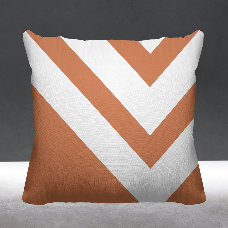 Coussin décoratif intérieur / extérieur Dwight, Chair, 15 po x 15 po, Carré