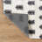 Scandinavian Arrow Shag Rug – Anthracite Dark Gray – Medium Pile, Soft Feel, Easy Maintenance-1592215617