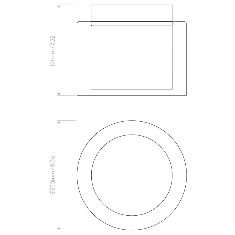 Arezzo 1 - Light Flush Mount