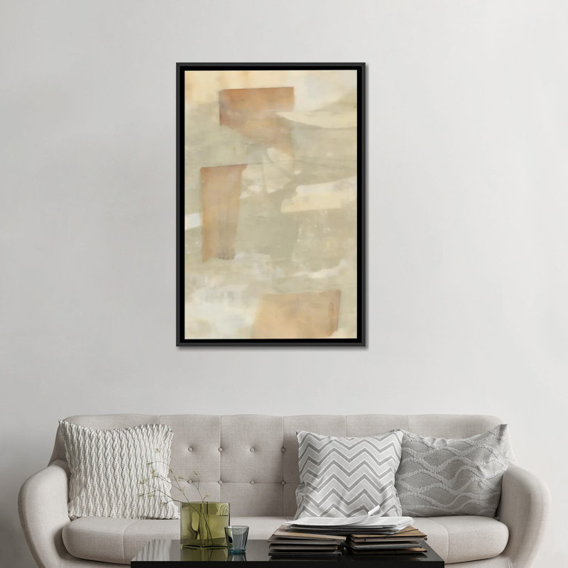 « transept i », reproduction sur toile, H 26 po x l 18 po x P 1,5 po, Toile encadrée noire, Pas de tapis