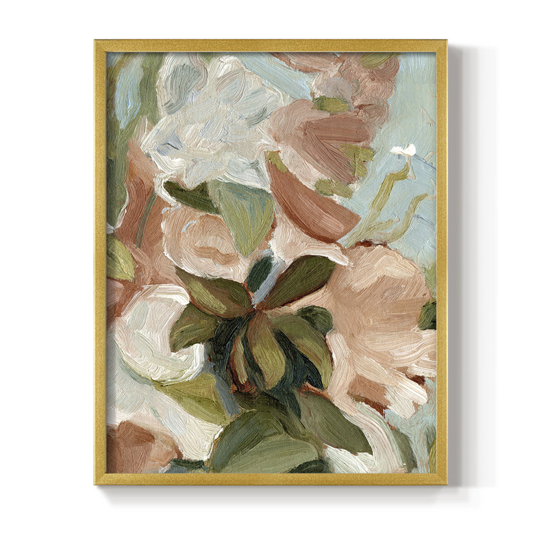Bouquet Scatter IV, reproduction encadrée - bois massif, H 10 po x l 8 po
