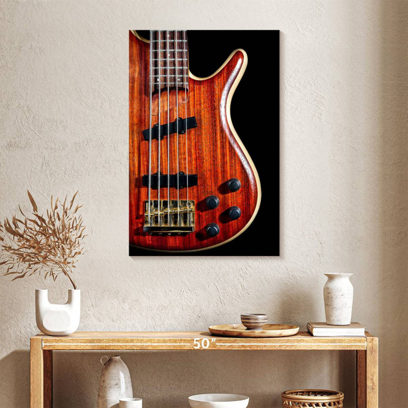Guitare basse Abarca, H 36 po x l 24 po