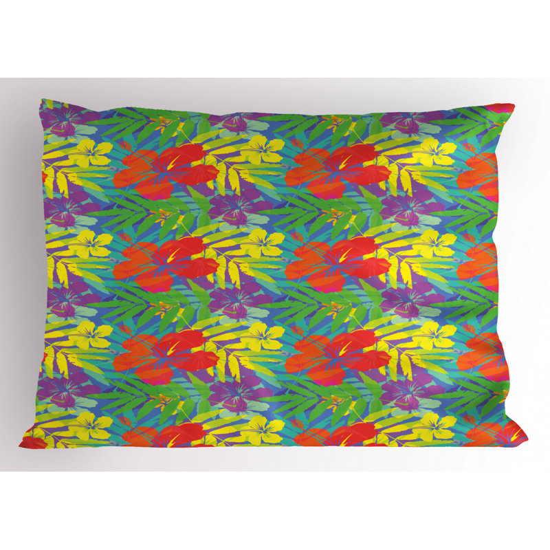 Polyester Floral Sham Set, Twin