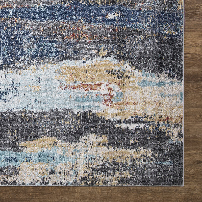 Abstract Indoor Rug, Rectangle 5'3" x 7'3"