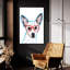 «Bespectacled Pet 1» par Melissa Averinos, art mural en verre acrylique-554611394