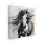 az-078-Canvas Black Horse Abstraction par Irena Orlov, reproduction d'art sur toile tendue-93952719