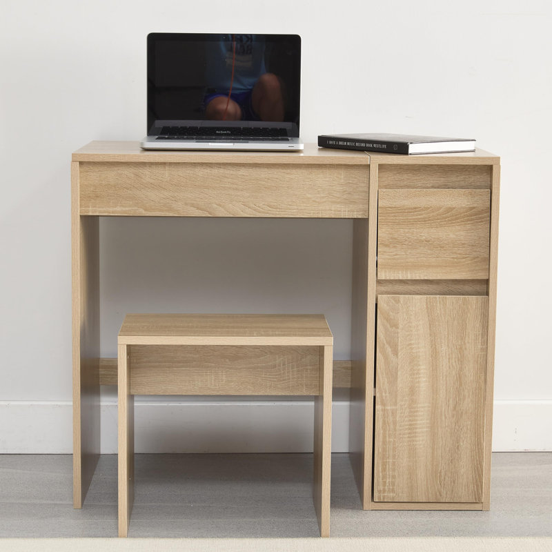 Claverton Dressing Table with Mirror, Brown