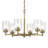 Winslow 6 - Light Steel Dimmable Round Chandelier