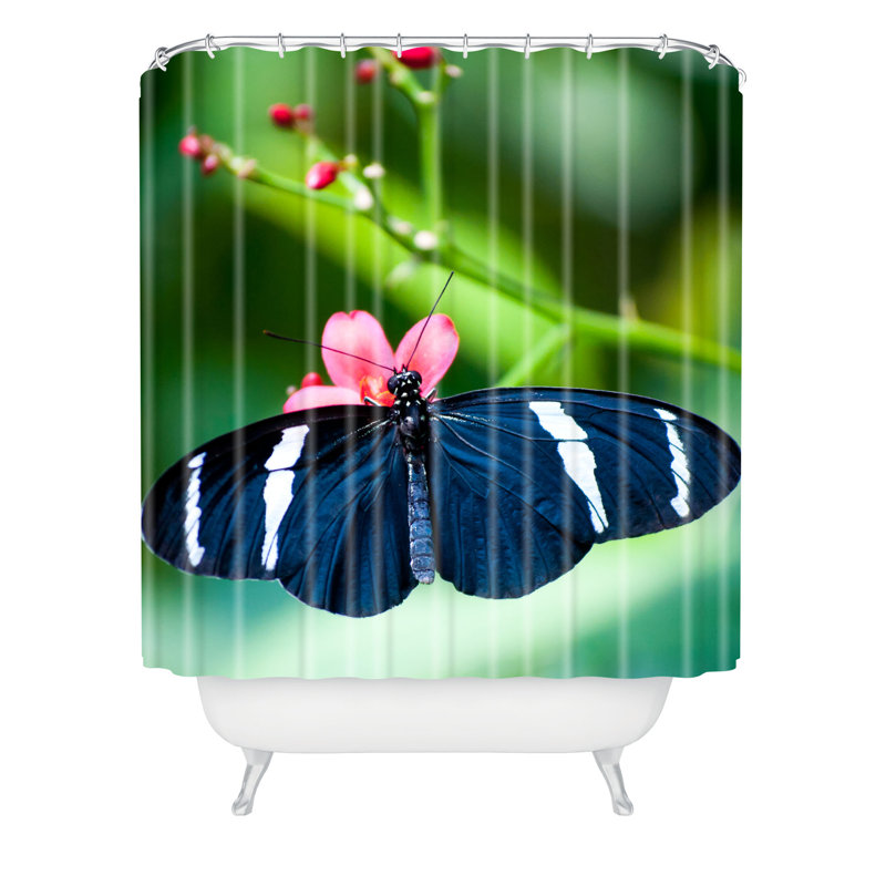 Rideau de douche simple oiseau envie de siffler