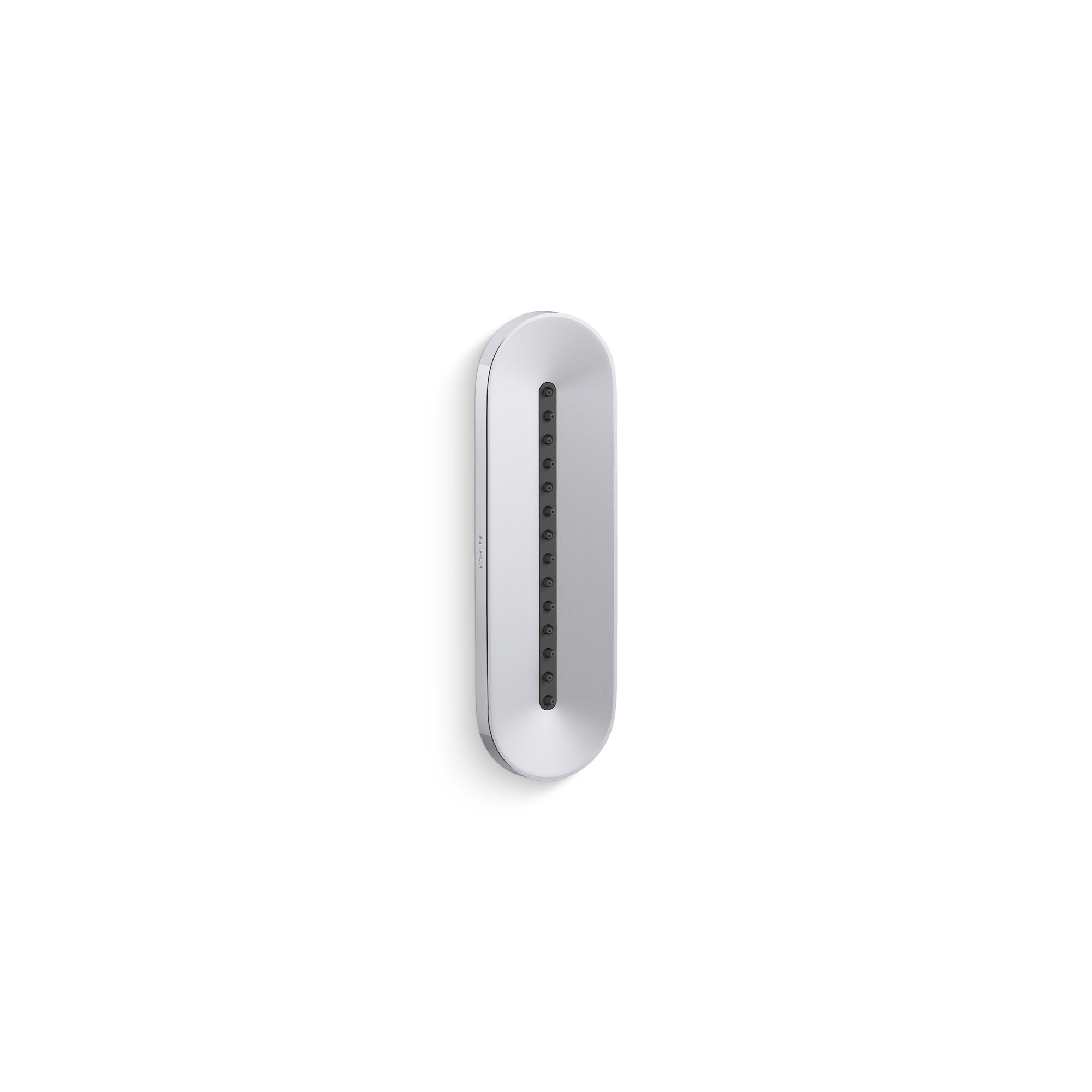 Statement Oblong Vichy 2.5 Gpm Body Spray, Vibrant Polished Nickel