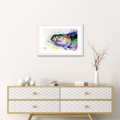 «Fish», reproduction d'art encadrée