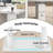 Hulste 70" Executive Desk, White-1539722836