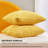 Deconov Ribbed Corduroy Square Throw Pillow Covers (Set of 2)-505464035-505464040