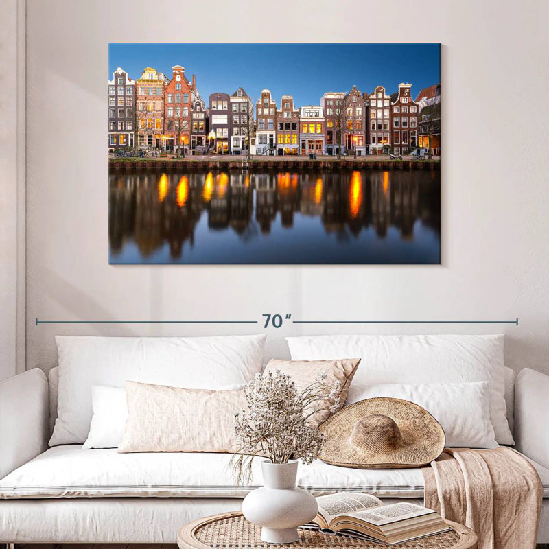 Sirci Amsterdam Canal Waterfront, H 32 po x l 48 po
