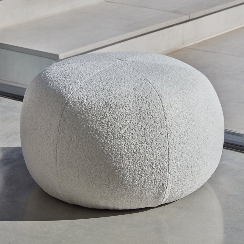 54cm Wide Round Footstool Ottoman