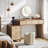 Deovian 5-Drawer Two-Tone Makeup Vanity