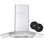 Cosmo 36 in. Vista Collection Ductless Wall Mount Range Hood, Button Controls, LED Lights, Permanent Filters, Stainless Steel 668A Series