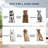 Pet Food Bowl Dog Feeding Station