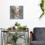 Art mural luxueux «Field Bloom 1 Warm» par Silvia Vassileva, 12 po x 12 po