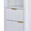 Armoire de rangement de 68 po de hauteur avec tablettes réglables et tiroir-124651348