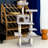 gray cat tree