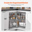 Armoire de coin 31 po 2 niveaux