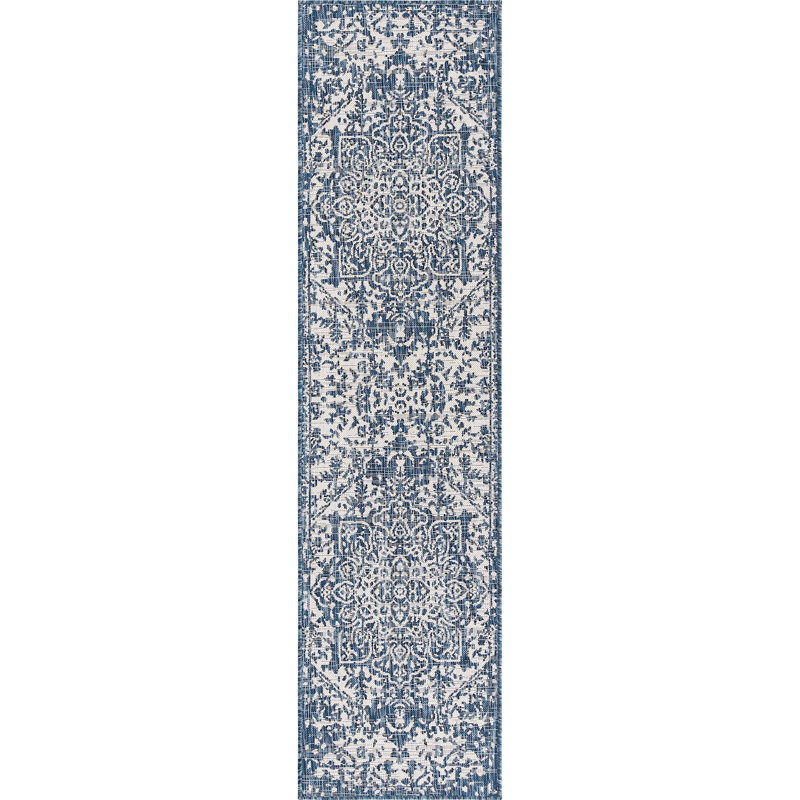 Outdoor Destiny Area Rug Bone Color, Runner 2' x 8'