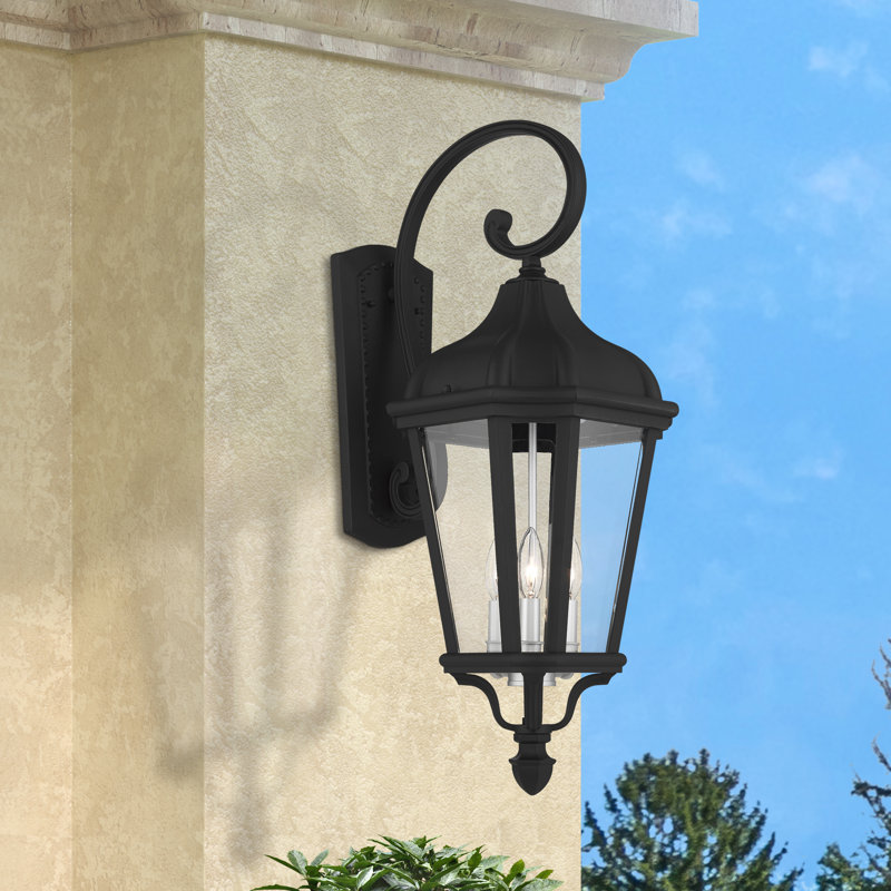 Anguel Wall Light, Textured Black/Silver