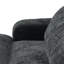 Canapé-lit en chenille, canapé Cama de 59,5 pouces, canapé-lit, canapé causeuse, canapé décontracté avec surface texturée et deux coussins, convient au salon, noir-369634521