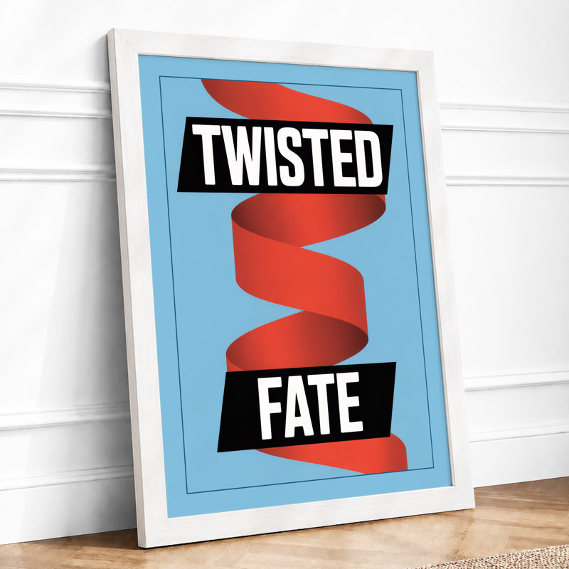 Twisted Fate Modern - Print, A3 - 42.0 x 29.7 cm, White