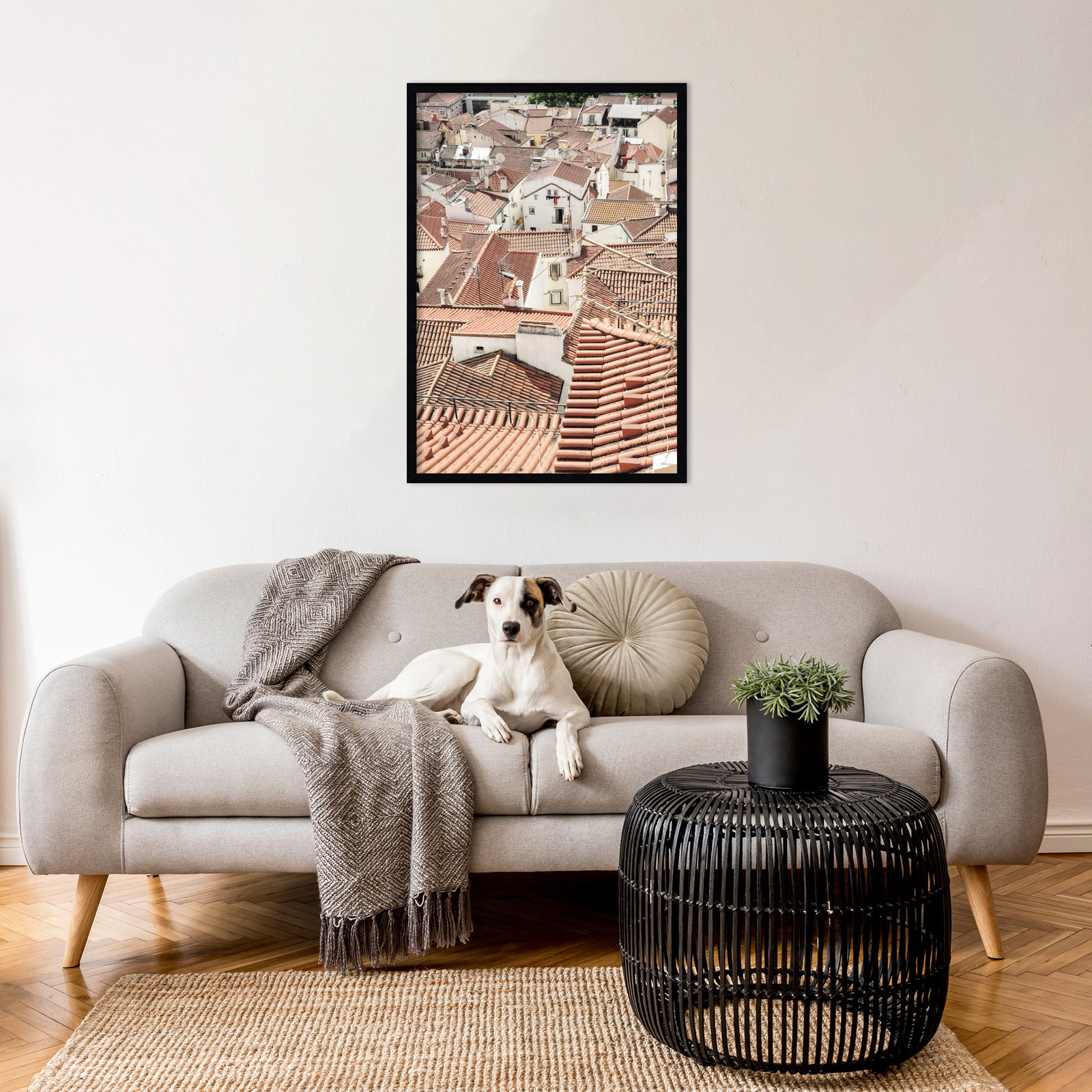 Pipperidge "Alfama 02" Print, Black, 33" H x 23" W