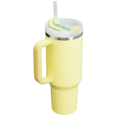 STANLEY Quencher H2.0 Flowstate 3-Position Lid Tumbler With Straw 40oz, Pomelo