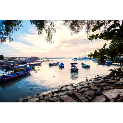 Penang Bridge 1 Piece Wrapped Canvas Wall Art